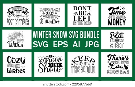 Winter Snow Svg  Free File Bundle svg