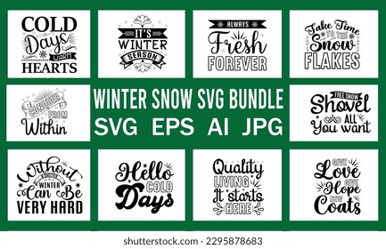 Winter Snow Svg  Free File Vector  Bundle svg