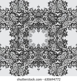 Winter snow texture wallpaper. Symbol holiday, New Year celebration vector dim pattern. Christmas dim snowflake seamless pattern. Dim snowflakes on gray background.