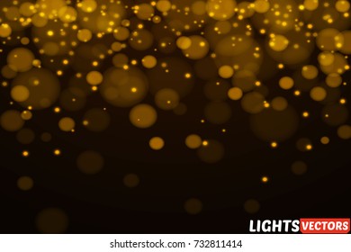 Winter with snow in transparent background