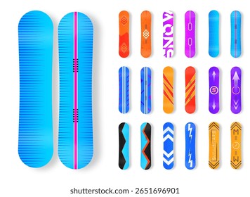 Design de snowboard de inverno. Cena vetorial com silhueta esportiva, montanha gelada e homem de snowboard em ação. Ilustração isolada tema frio para recreação, saúde, viagens e neve aventura fundo.
