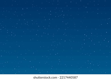 Winter snowed night sky background Christmas and New Year backdrop