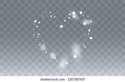 Winter Snowfall Background. Winter Merry Christmas Illustration. Isolated Snowflakes Background. Fantasy  Snowstorm Illustration Design.