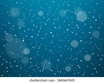 Fundo de queda de neve de inverno com flocos de neve