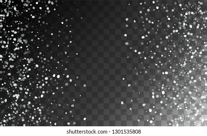 Winter Snowfall Background. Winter Snowy Vector Illustration. 2019 Celebration Background. Fantasy  Snowstorm Illustration Design.