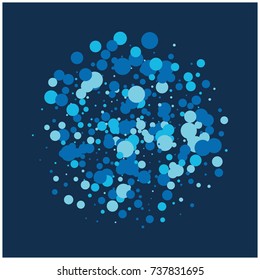 Winter Snowfall Confetti. White Falling Snow Winter Background. Christmas, New Year Holidays Festive Border. White Winter Snowfall Confetti Texture on Blue. Jolly Banner, Cool Falling Snow Background.