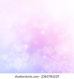 winter snowfall effect, snowflakes and snow particle fall down. Christmas, new year blizzard scene. Falling snow.Eps 10