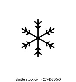 Winter, Schneefall, Schnee, Schneeflocke, Vektorgrafik, Illustration, Logo-Vorlage. Geeignet für viele Zwecke.