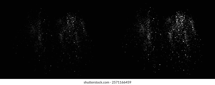 Winter snowfall snowflakes. White snow falling vector snowflakes illustration