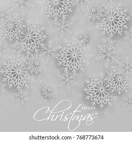  Winter snowflake background