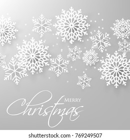  Winter snowflake background