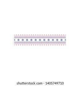 Winter Snowflake Brush Pattern Texture