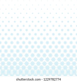 winter snowflake gradient background, seamless christmas pattern