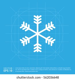 Winter snowflake icon