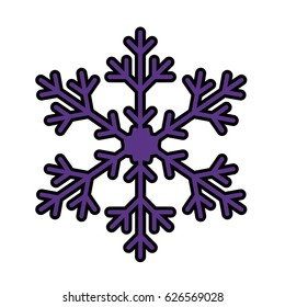 winter snowflake icon
