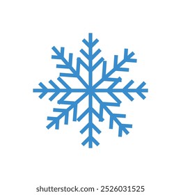 winter snowflake icon over white background. vector illustraiton.