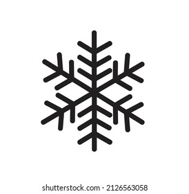 Winter snowflake icon vector illustration 
