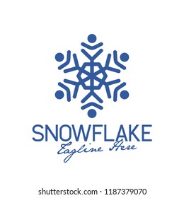 winter snowflake image logo