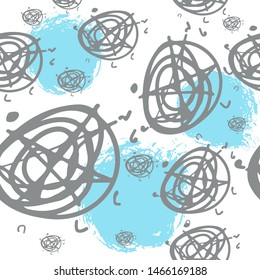 Winter snowflake seamless pattern for your design