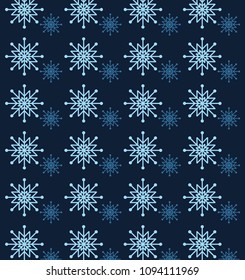 winter snowflakes background