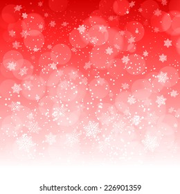 Winter snowflakes background