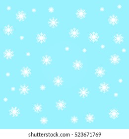 winter, snowflakes, background, wallpaper, vector icon, eps10