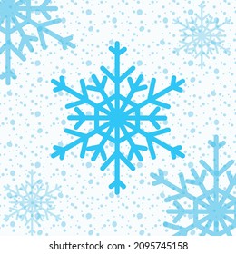 Winterschneeflocken. Kann als Bildschirmhintergrund, Hintergrund oder Textur verwendet werden.