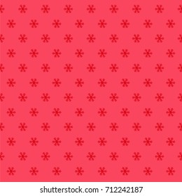 Winterschneeflocken, roter Hintergrund