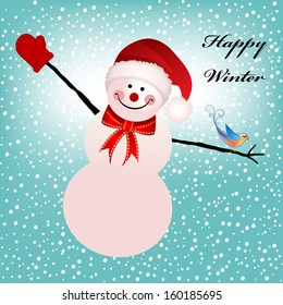 winter snowman
