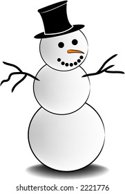 Winter Snowman for Christmas