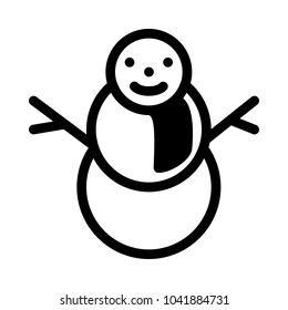 Winter Snowman Decoration