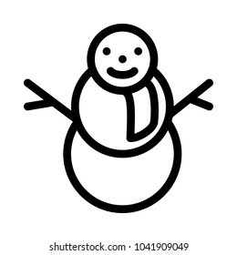 Winter Snowman Decoration