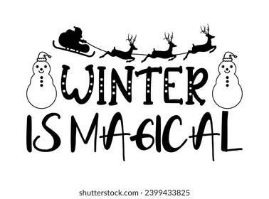 Winter Snowman Quote, Winter Saying, Tis The Season
