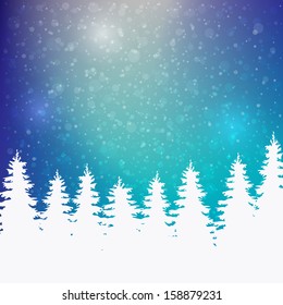winter snowy background