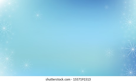 Winter snowy background. Concept design. Blue background. Xmas snow flake pattern. Winter season. Christmas greeting card. Magic concept. Merry christmas. Snowflake vector. Postcard design element