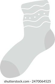 Winter Sockenbekleidung Vektorillustration
