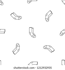 Winter socks pattern seamless vector repeat geometric for any web design