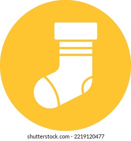 Winter socks Vector Icon which is suitable for commercial work and easily modify or edit it
