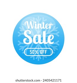 Winter special sale unit. Winter special sale and offer banner