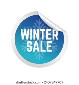 Winter special sale unit. Winter special sale and offer banner