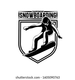 Winter Sport Design - Inspiration Of The Snowboarding Logo