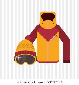 Winter sport design, vector illustration