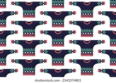 Winter sport equipment seamless pattern background