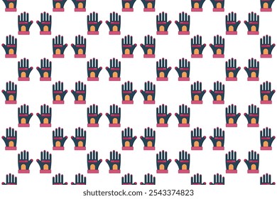 Winter sport equipment seamless pattern background