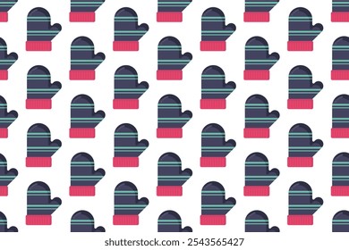 Winter sport equipment seamless pattern background