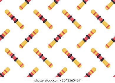 Winter sport equipment seamless pattern background