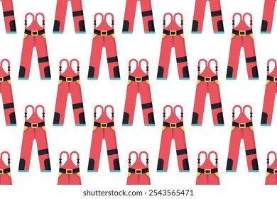 Winter sport equipment seamless pattern background