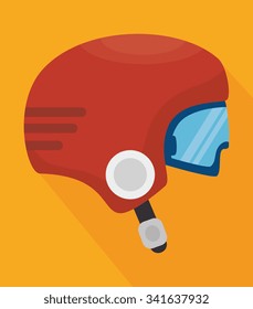 Winter sport and fashion wear graphic design, vector illustration eps10
