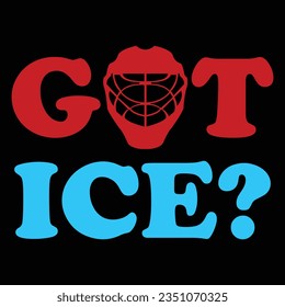 Winter Sport Hockey T-Shirt Design