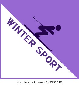 winter sport icon